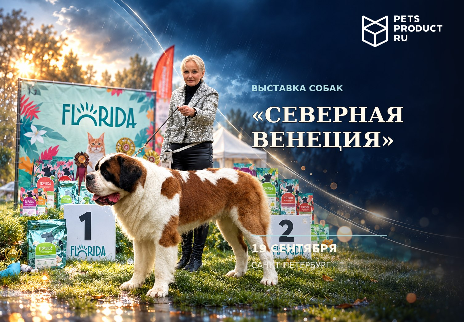 Выставка собак клуба «Северная Венеция»